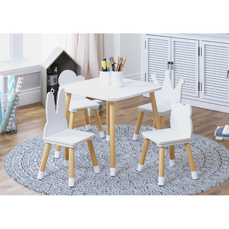 Girl table and chair set hot sale